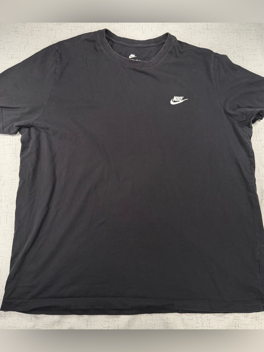 Nike Black Short Sleeve Tee with White Swoosh